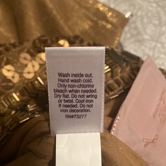 J-Lo fancy skirt NWT! Sz 12 copper color - Picture 8 of 8